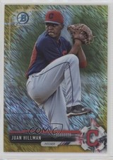 2017 Bowman Chrome Prospects Gold Shimmer Refractor 17/50 Juan Hillman 0f6