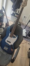 Harley Benton Jb 20 Jazz Bass Guitar With Upgrades , Pickups And Bridge