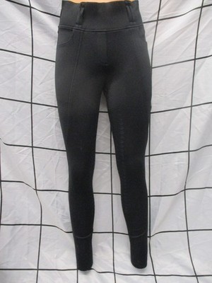 Covalliero warme Reitleggings 34/36 S Damen Riding Tight Vollbesatz M25a schwarz