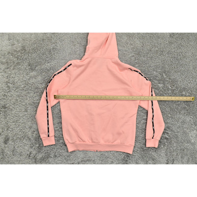 Puma Women's Pink Full Zip Cotton Sweater Jacket Size L Long