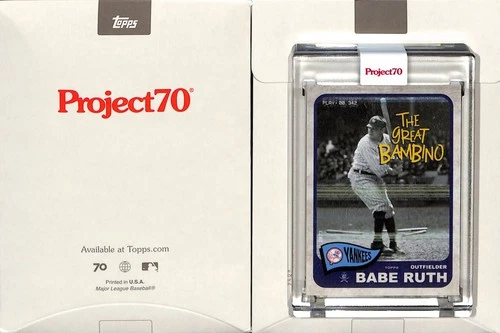 2021 TOPPS PROJECT 70 #899 1965 BABE RUTH - THE GREAT BAMBINO - THE SHOE SURGEON