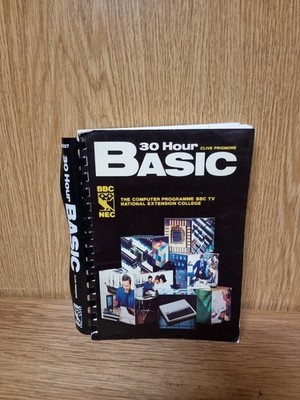 30 Hour BASIC Clive Prigmore Standard Edition BBC NEC (5014)