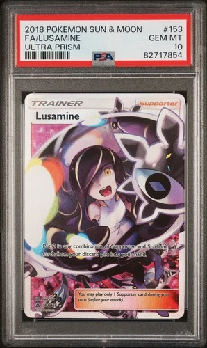 PSA 10 - SM Ultra Prism - Lusamine - 153/156 - Full Art Ultra Rare