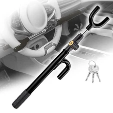 Steering Wheel Lock - Anti Theft Security for Cars, Trucks, Vans, SUVs