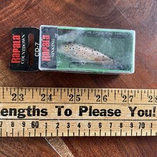 rapala cd-7 cd07 tr brown trout sinking minnow countdown 2.75" 1/4oz 5'-8'