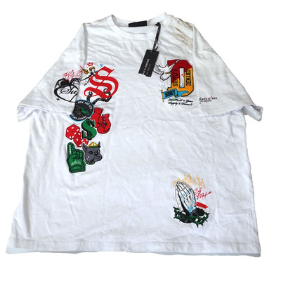 Supply & Demand Shirt Mens Size XL White AOP Graphic Print New With Defect