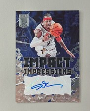 2021-22 Panini Donruss Elite Allen Iverson Impact Impressions Auto #II-AIV