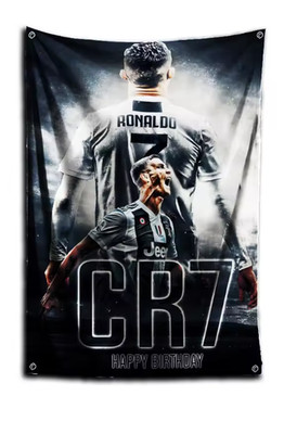 NEW! Cristiano Ronaldo Tapestry Ronaldo Flag 3x5Ft Ronaldo Banner CR7 Portugal