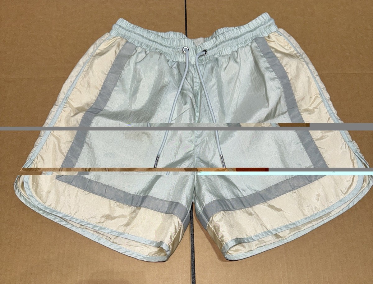 Kith Washed Dylan Shorts in Powder Blue Nylon Shorts Men's Size M