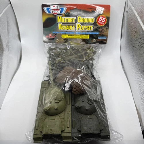 Delta Force Military Ground Assault Playset 55 Piece Imperial Toys Soldiers Tank