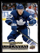 2018-19 Upper Deck UD Canvas Young Guns Travis Dermott Toronto Maple Leafs #C107