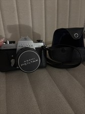 Asahi Pentax MX Silver Spotmatic 35mm Film Camera with Case