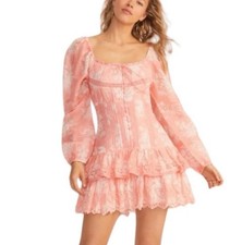 NWOT Love Shack Facny Tayton Floral Print Mini Dress 10