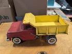 Vintage 1960's Tonka Dump Truck Red Cab with Yellow Dump