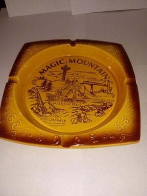 Vintage Magic Mountain Ashtray 