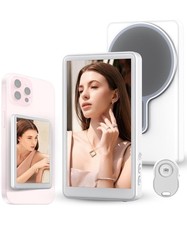 Wireless Selfie Monitor Screen with Rear Camera, Remote Control 1800 mAh Battery