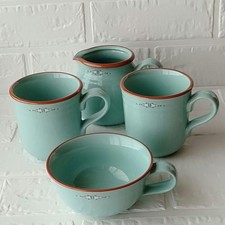 Noritake Boulder Ridge Stoneware Teapot 2 Mug...