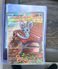 Pokemon TCG Minccino 152/086 Sv: Black Bolt Illus Rare Full Art Holo Eng on eBay