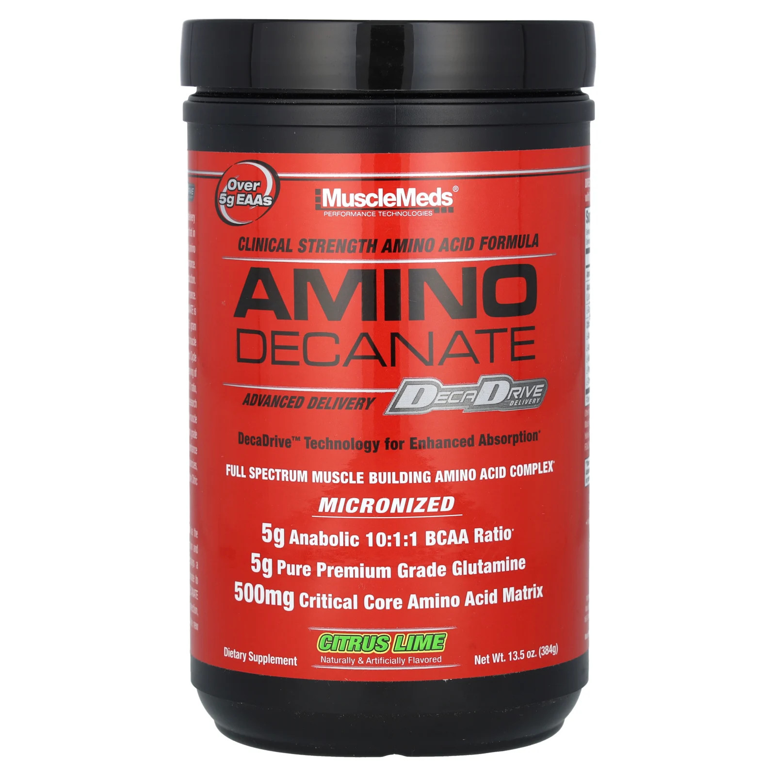 Amino Decanate, Citrus Lime, 13.5 oz (384 g)