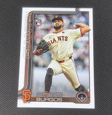 Topps 2025 Update Series Raymond Burgos #US115 San Francisco Giants Card
