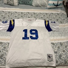 Mitchell & Ness Authentic Lance Alworth SD Chargers Throwback 1963 Size 58 White