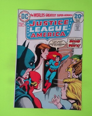 Justice League of America #109 Vol. 1 1974 DC Comics 7.0+ Comic Book SD28-172