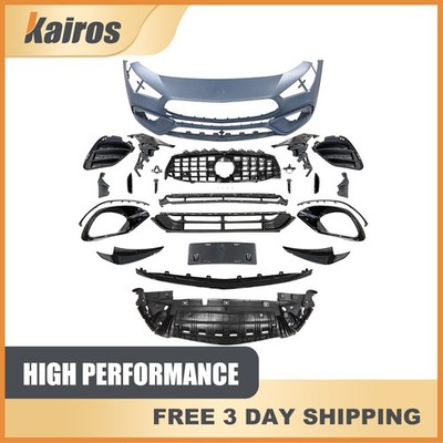 Front Bumper Body Conversion Kit For 20-23 Mercedes Benz CLA W118 To AMG Style