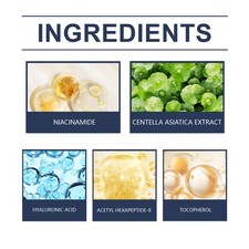 Firming Face Cream with Niacinamide Hydrating and Brightening Skin Elasticity