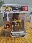 Funko Pop FNAF Nightmare Freddy #111 Dent on Back of Box See Picture