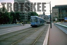35mm Slide FRANCE Rouen Tram Strassenbahn 824 1998 Original