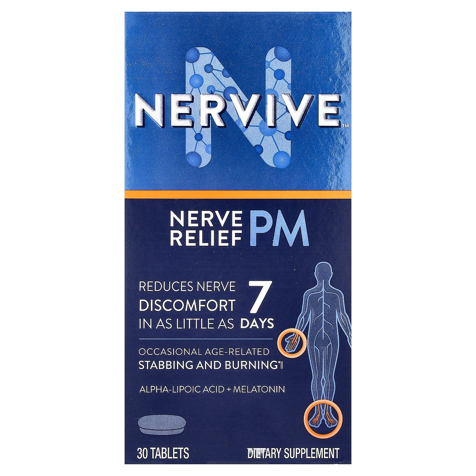Nerve Relief PM, 30 таблеток