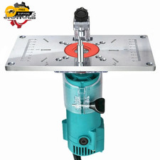 Aluminium Carpenty Router Table Insert Plate Multifunctional Woodworking Benches