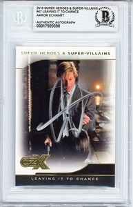 -DARK KNIGHT- AARON ECKHART BECKETT BAS Signed/Autograph/Auto BATMAN Movie Card