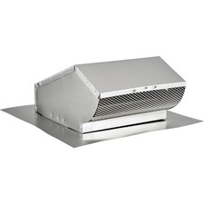 Lambro 3-1/4 In. x 10 In. Aluminum Exhaust Roof Vent 107 Lambro 107 10 In.