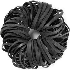 Rubber Bands Black Size 64 about 0.5 Lb 110 Pcs Tactical Rubber Bands for Offic