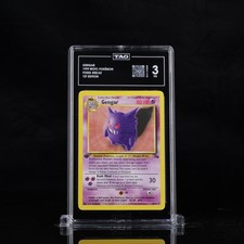 Pokemon 1999 Gengar 20/62 Fossil 1st Edition Regular Rare English TAG 3