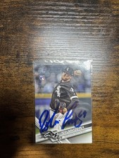Autographed Signed IP DYLAN COVEY Chicago White Sox 2017 Topps Card #US46