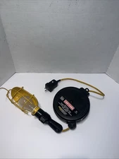 Craftsman Retractable Shop Work Drop Light 20 Ft Cord Mechanic Carpenter 83955