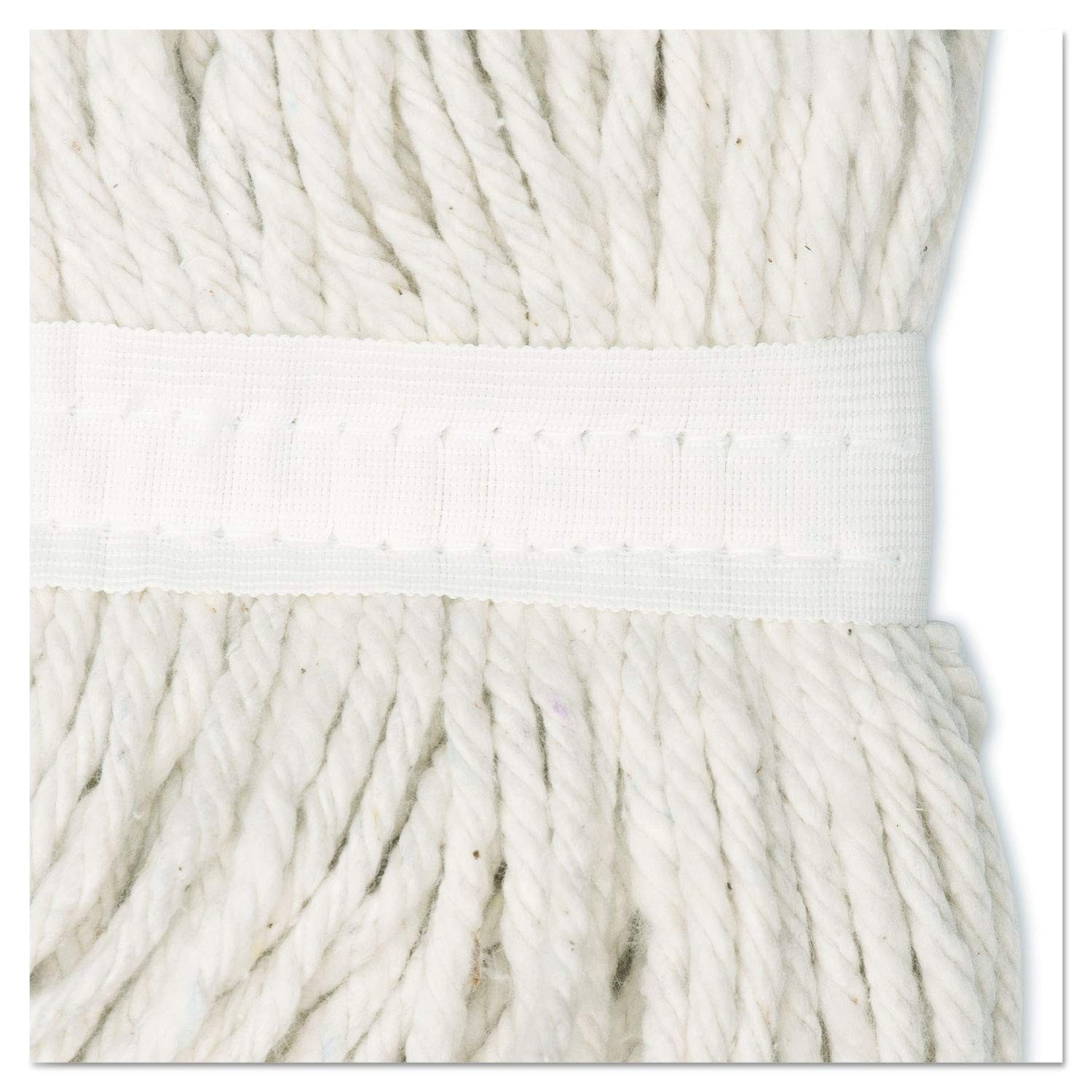 Boardwalk BWK2024RCT No. 24 Rayon Cut-End Wet Mop Head-White (12/Carton)