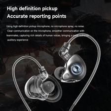 HiFi InEar Monitor Headphones with Compatibility for Smart Devices 35mm