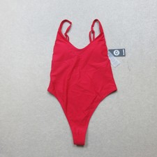 Relleciga Red One-Piece Swimsuit M Y2051-101 Swimwear Adjustable Straps