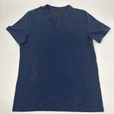 NO LOGO Men's Large Under Armour Fitted  Performance Golf Collarless Polo Large