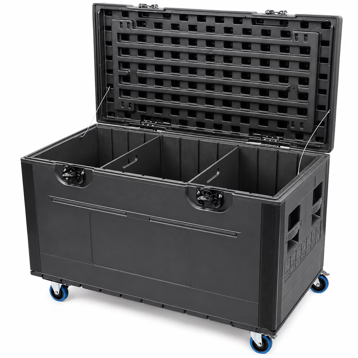 44" Cable Trunk Road Case Heavy Duty ATA Rolling Utility Road Case with Casters