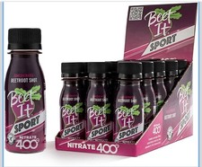 Beet It Sport Pro Shot, 15 Shots, 400Mg Dietary Beet Nitrates, Non-Gmo, New