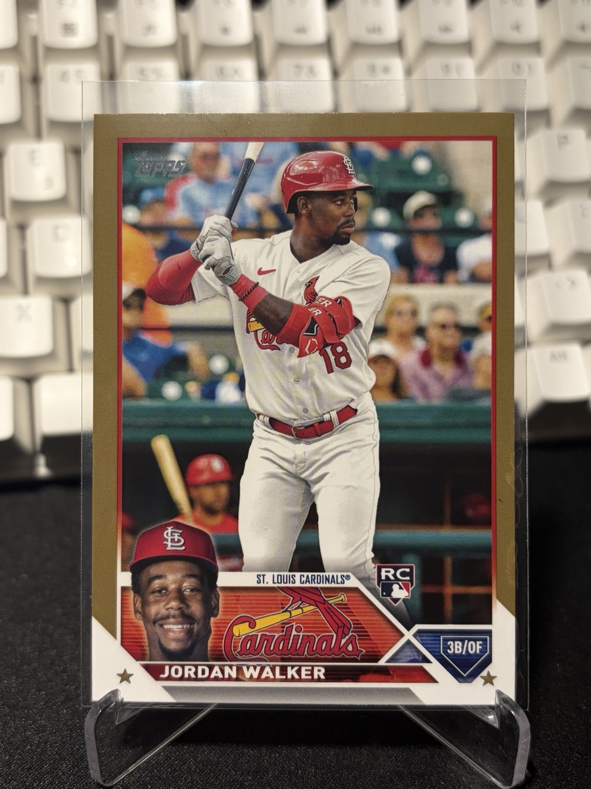 2023 Topps Series 2 - Jordan Walker #344 Gold /2023 (RC)