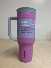Owala 40oz Stainless Steel Straw Tumbler - Electric Orchid SEE DETAILS NO STRAW