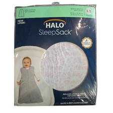 HALO SleepSack XL 18 - 24 Month Heart Toss Pink White Baby Safe Wearable Blanket