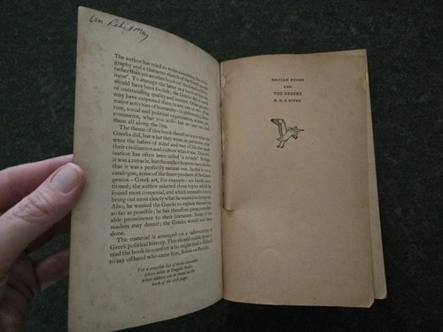 The Greeks H. D. F. Kitto, 1959, Gd Paperback, A Pelican Book - Picture 7 of 12