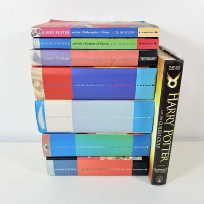 Harry Potter Complete Original Book Set 1-7 Bloomsbury + Cursed Child