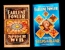 2 Benni Harper Mysteries-Earlene Fowler-Spider Web & Steps to the Altar